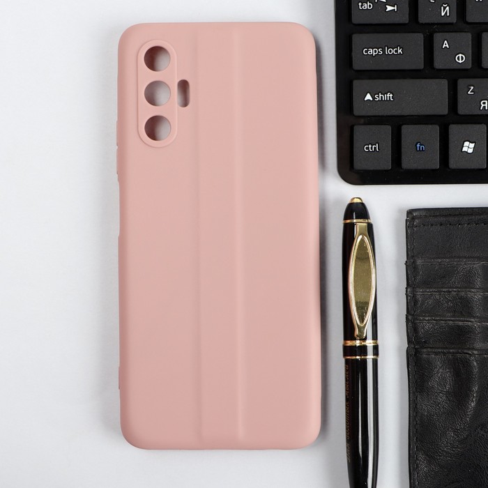 

Чехол Red Line Ultimate, для телефона Tecno Pova 3, силиконовый, темно-розовый