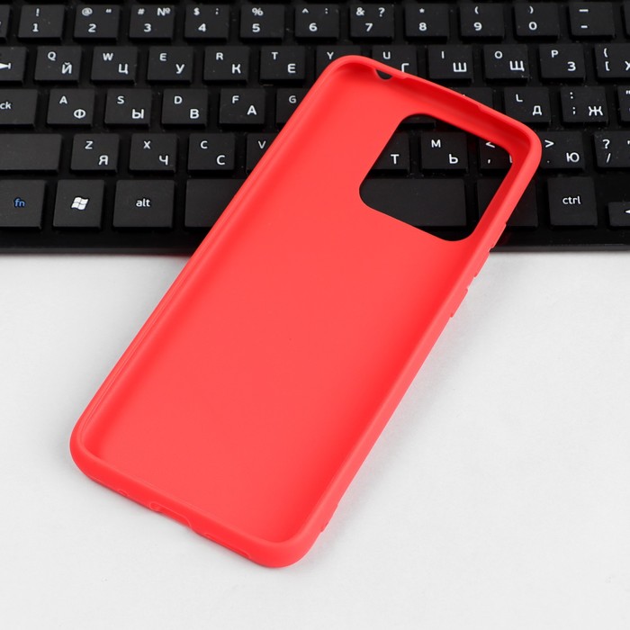 фото Чехол red line ultimate, для телефона xiaomi redmi 10с, силиконовый, красный