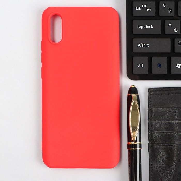 Чехол Red Line Ultimate, для телефона Xiaomi Redmi 9A, силиконовый, красный чехол red line ultimate для телефона xiaomi redmi 10c силиконовый бирюзовый