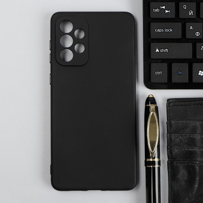 Чехол iBox Case, для телефона Samsung Galaxy A73, силиконовый, защита камеры, черный чехол для samsung galaxy a73 силиконовый матовый черный