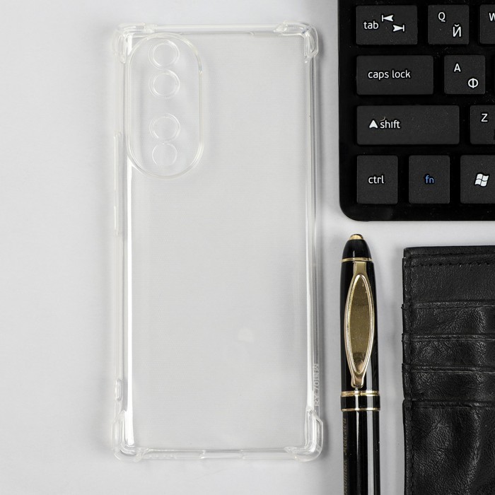 Чехол iBox Crystal, для телефона Honor 70, силиконовый, противоударный, прозрачный силиконовый чехол на honor 70 pro узор из бабочек для хонор 70 про