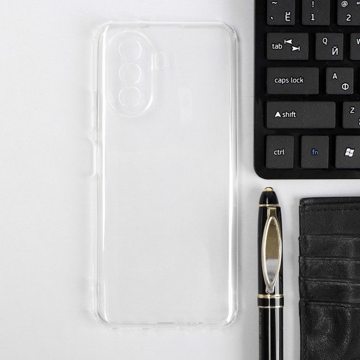 Чехол iBox Crystal, для телефона Huawei Nova Y70, силиконовый, прозрачный для huawei y6p противоударный hd прозрачный силиконовый тпу мягкий чехол для мобильного телефона чехол накладка на заднюю крышку чехол funda