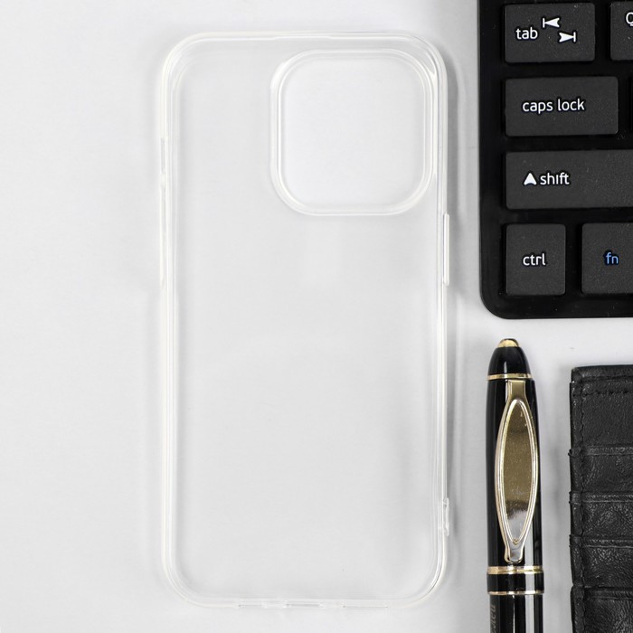 

Чехол iBox Crystal, для телефона iPhone 14 Pro, силиконовый, прозрачный