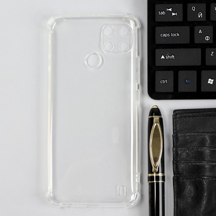 

Чехол iBox Crystal, для телефона Realme C21y, силиконовый, прозрачный