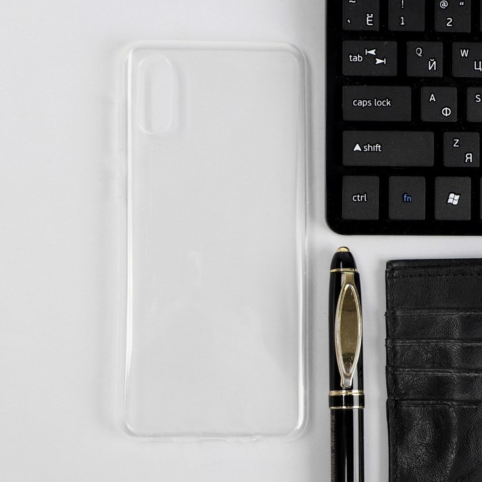 

Чехол iBox Crystal, для телефона Samsung Galaxy A02, силиконовый, прозрачный
