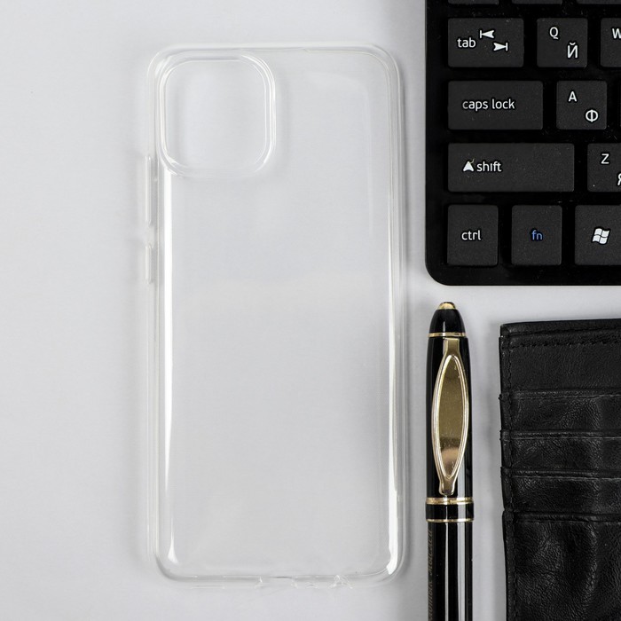 Чехол iBox Crystal, для телефона Samsung Galaxy A03, силиконовый, прозрачный