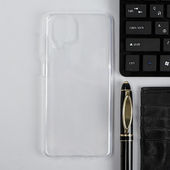 

Чехол iBox Crystal, для телефона Samsung Galaxy A12, силиконовый, прозрачный