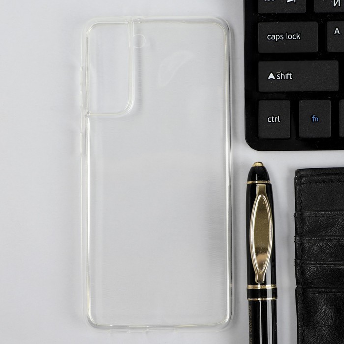 Чехол iBox Crystal, для телефона Samsung Galaxy S21, силиконовый, прозрачный nillkin nature прозрачный силиконовый чехол для samsung galaxy s21 plus