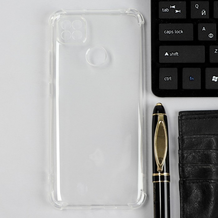 Чехол iBox Crystal, для телефона Xiaomi Redmi 9C, силиконовый, противоударный, прозрачный чехол ibox crystal для телефона xiaomi mi 10t 10t pro силиконовый прозрачный