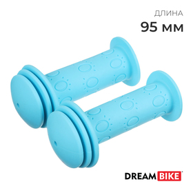 Грипсы Dream Bike, 95 мм, цвет голубой