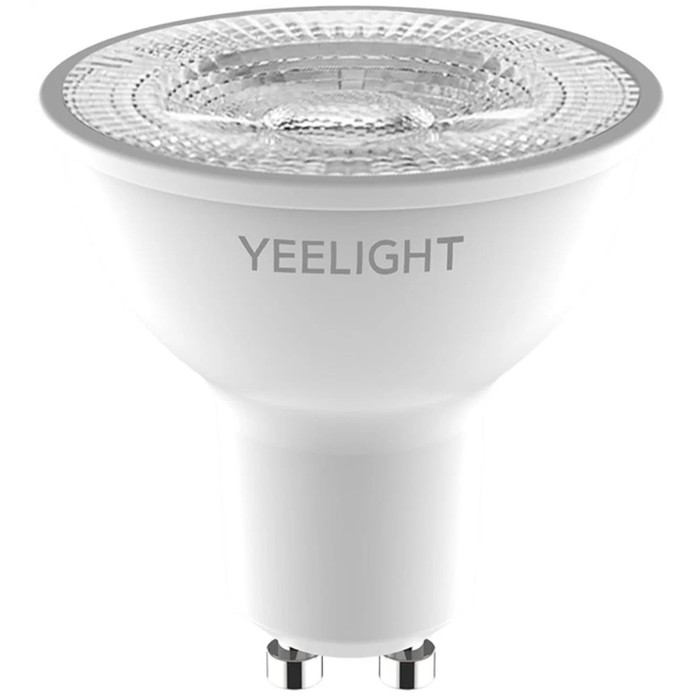 Умная лампочка Yeelight GU10 Smart bulb W1(Dimmable), 4.8 Вт, 350 лм, упаковка - 4 шт. умная лампочка yeelight gu10 smart bulb multicolor 4 5 вт 350 лм упаковка 4 шт