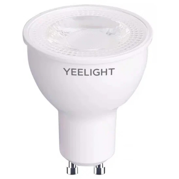 Умная лампочка Yeelight GU10 Smart bulb (Multicolor) YLDP004-A, 4.5 Вт, 350 лм умная лампочка yeelight gu10 smart bulb multicolor 4 5 вт 350 лм упаковка 4 шт