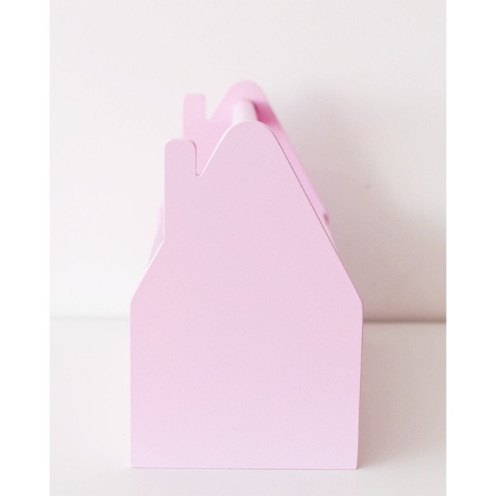 Карандашница «Домик», розовая