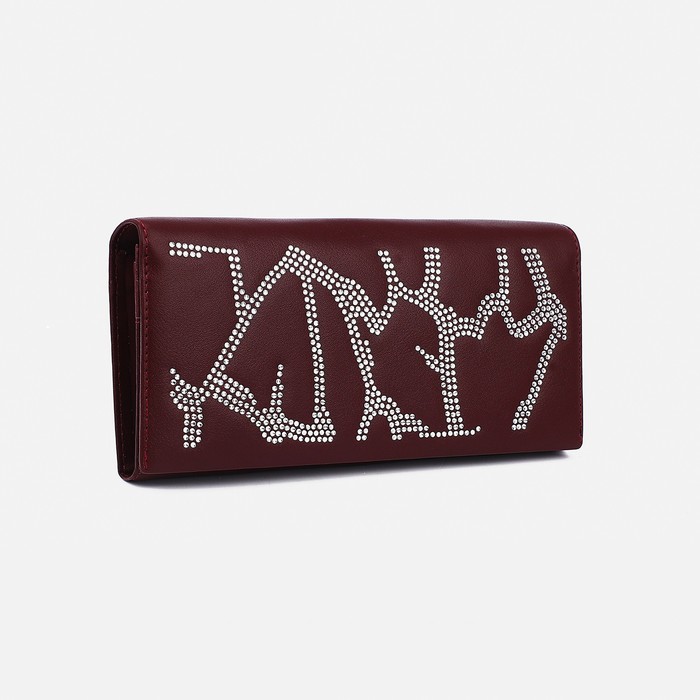 

Кошелёк на магнитах, цвет бордовый