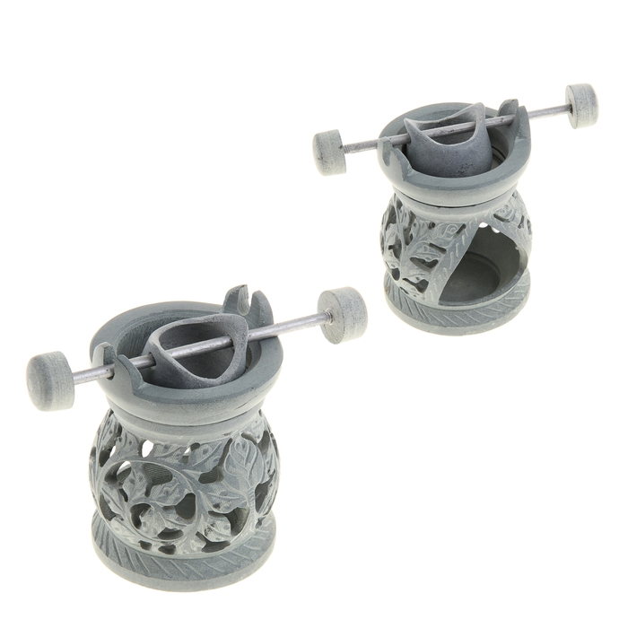 Аромалампа из камня резная "Цветение"