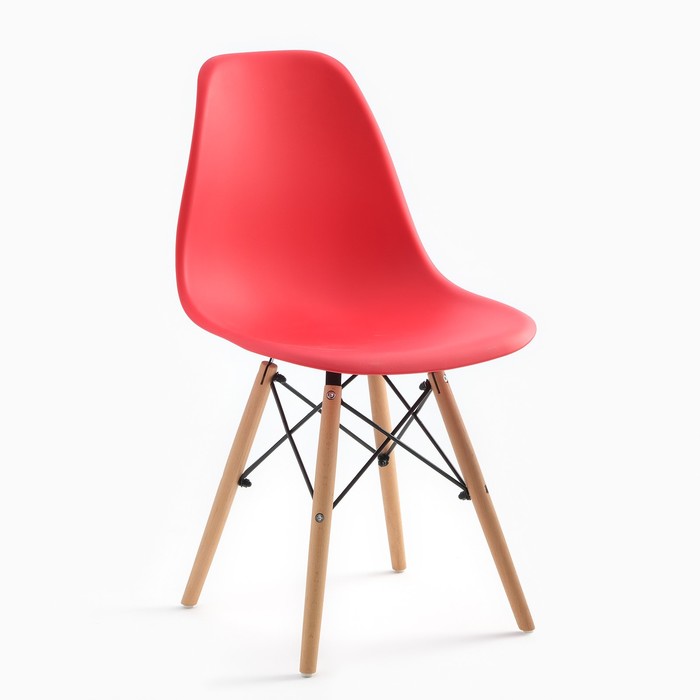 Стул Eames HYH-A304, Красный стул eames hyh a30 4 пэчворк разноцветный