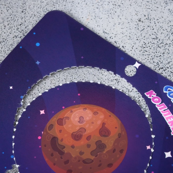 Брошь деревянная "Космос" Меркурий, цвет коричневый 9543054