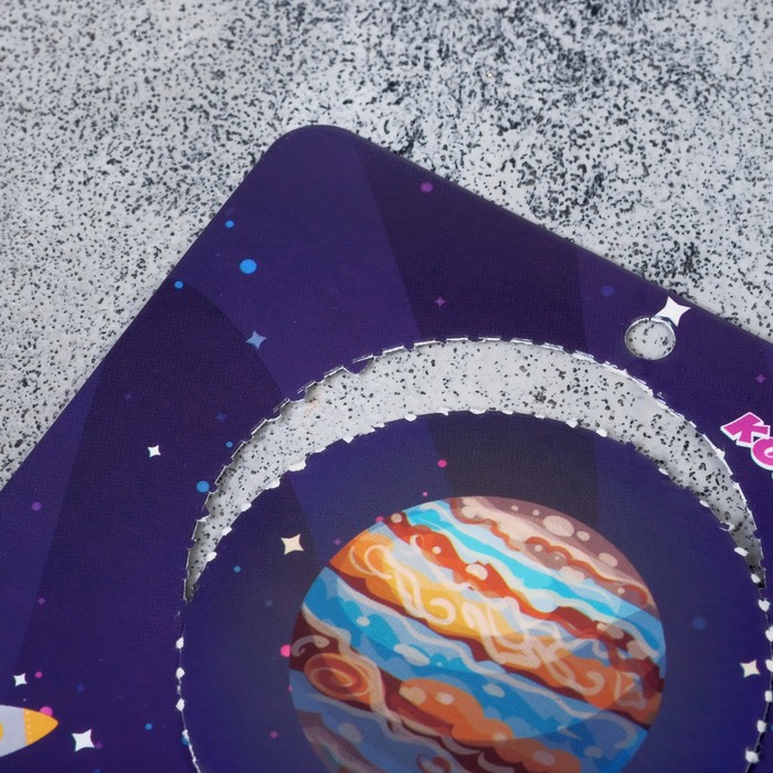 Брошь деревянная "Космос" Юпитер, цветной 9543059 - фото 58227