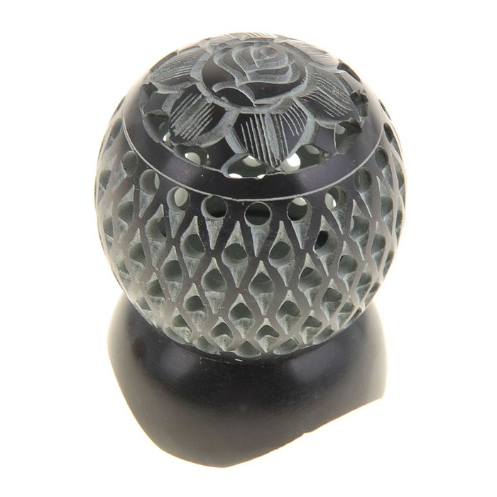 Подсвечник-шар "Цветочная паутинка"