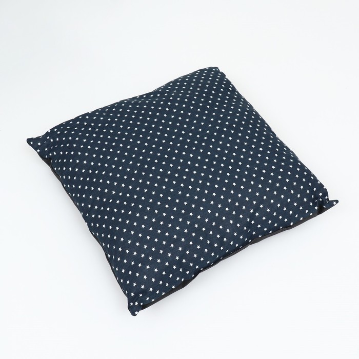 Дом-трансформер Оксфорд, бязь иск. мех, 43 х 43 х 34 см, синий со звездами, 9518199 - фото 81599