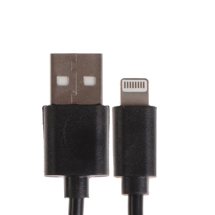 

Кабель Maxvi MC-03, Lightning - USB, 2 А, 1 м, PVC оплетка, черный