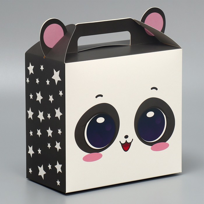 Коробка подарочная складная, упаковка, «Панда», 23 х 20 х 10 см коробка складная панда 10 5 х 5 х 17 см