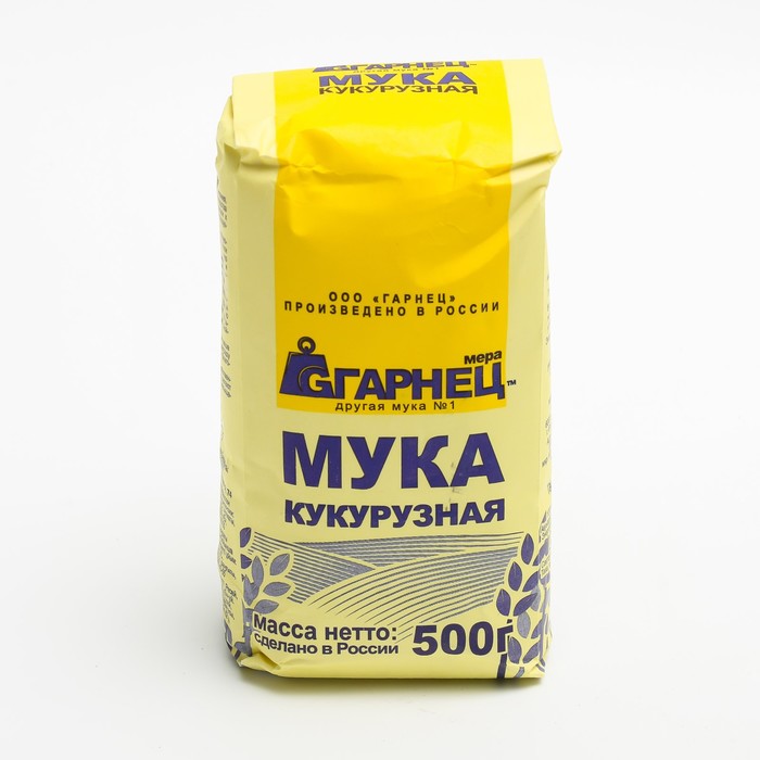 

Мука ГАРНЕЦ кукурузная 500г