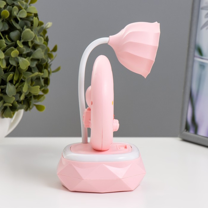 Настольная лампа "Космонавт на луне" LED 2Вт USB АКБ МИКС 10х10х21 см 9352518