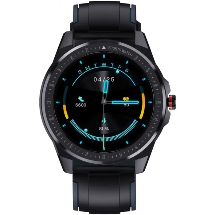 Смарт-часы Aimoto Voyager R2, 1.28, IPS, уведомления, акселерометр, сердечный ритм, IP68