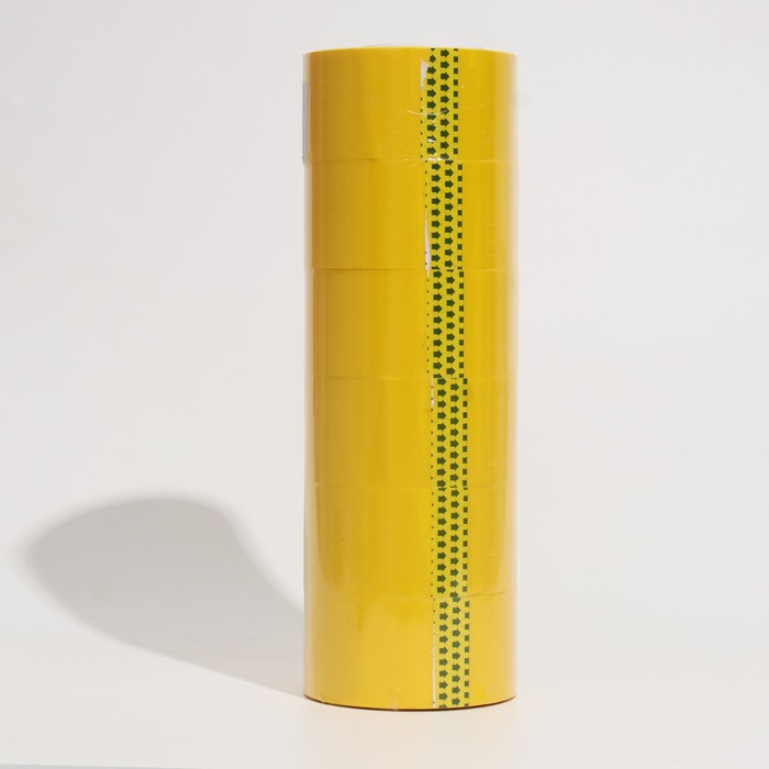 Упаковочная лента Klebebänder, 50мм*57м*43мкм желтая лента для ограждений klebebander 50мм 200м чёрно желтая неклейкая