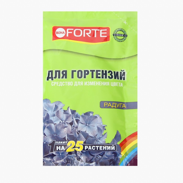 Средство Bona Forte Радуга, для изменения цвета гортензий, пак, 100 г средство теропром 9536238 bona forte радуга для изменения цвета гортензий пак 100 г