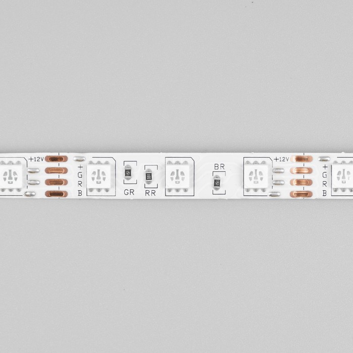 Светодиодная лента Apeyron 12В, SMD5050, 5 м, IP20, 14.4Вт/м, 60 LED/м, RGB