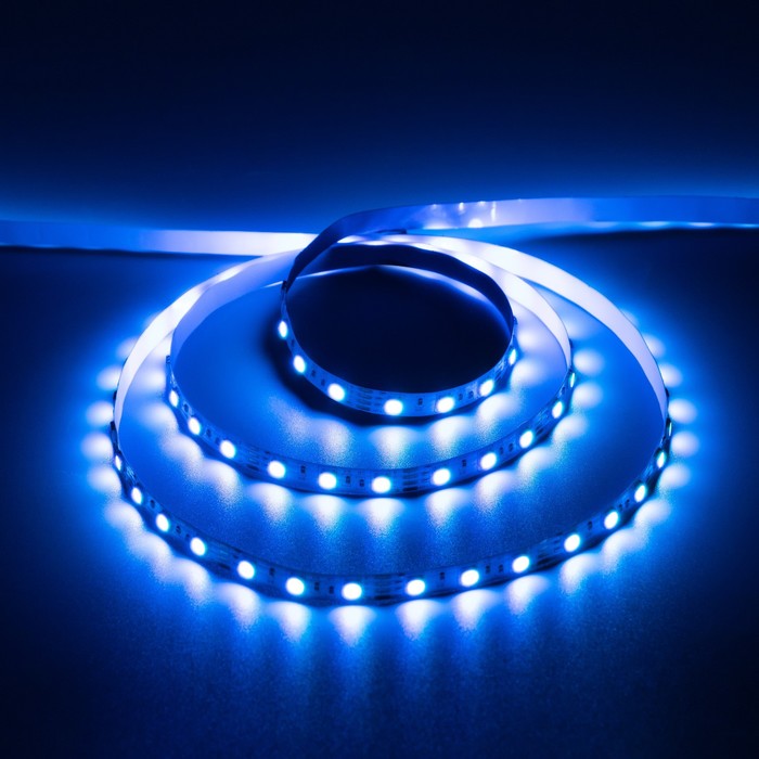 Светодиодная лента Apeyron 12В, SMD5050, 5 м, IP20, 14.4Вт/м, 60 LED/м, RGB