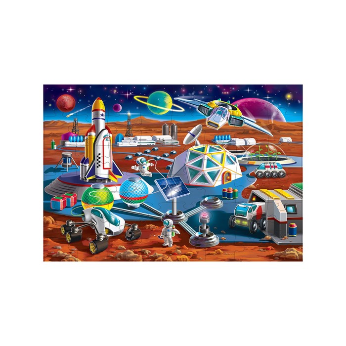 Напольные пазлы «Космодром», гигант, 48 элементов, поле 98 × 66,5 см 9540311 - фото 84278 Напольные пазлы «Космодром», гигант, 48 элементов, поле 98 × 66,5 см 9540311 - фото 84278
