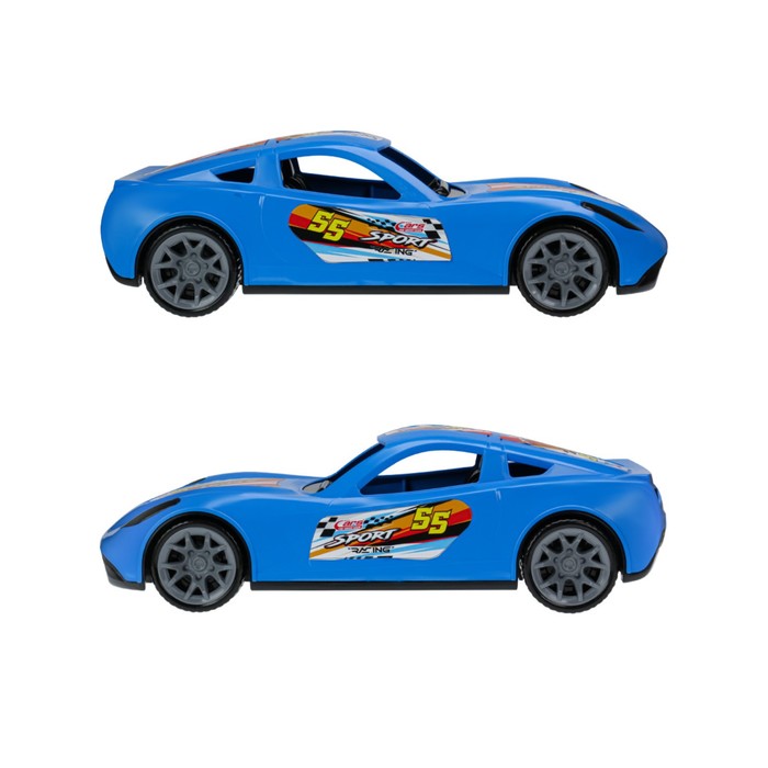 Машинка  Turbo "V-MAX" голубая 40 см. И-5854
