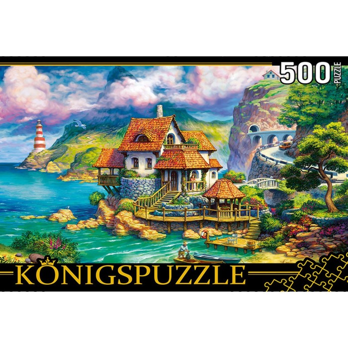пазл konigspuzzle 500 деталей дом у моря Пазл «Дом у моря», 500 элементов