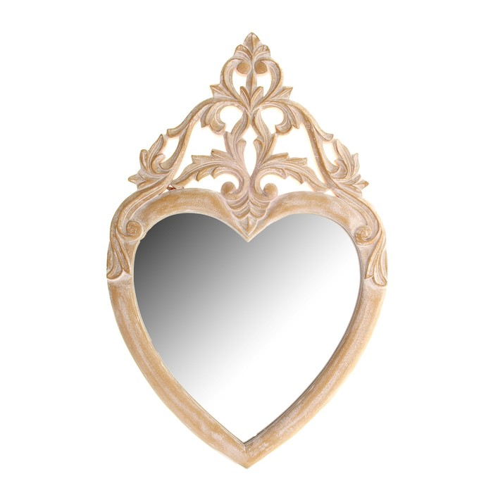 Зеркало "Сердце", резное