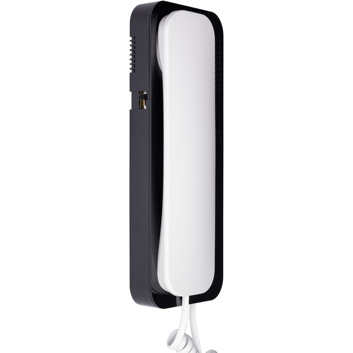 Аудиотрубка для домофона Unifon Smart U, отпирание, громкость, не беспокоить, бело-черная