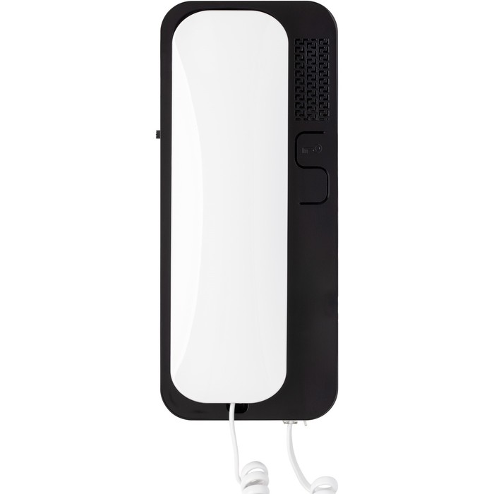 фото Аудиотрубка для домофона unifon smart u, отпирание, громкость, не беспокоить, бело-черная cyfral