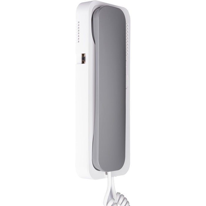 Аудиотрубка для домофона Unifon Smart U, отпирание, громкость, не беспокоить, серо-белая
