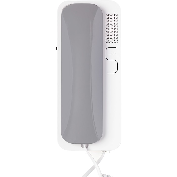 фото Аудиотрубка для домофона unifon smart u, отпирание, громкость, не беспокоить, серо-белая cyfral