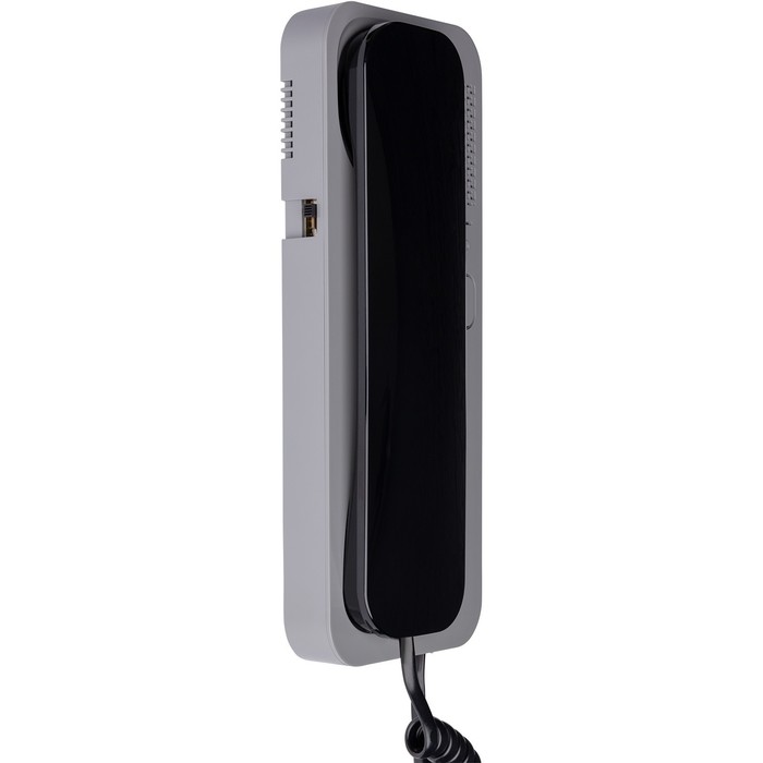 Аудиотрубка для домофона Unifon Smart U, отпирание, громкость, не беспокоить, черно-серая