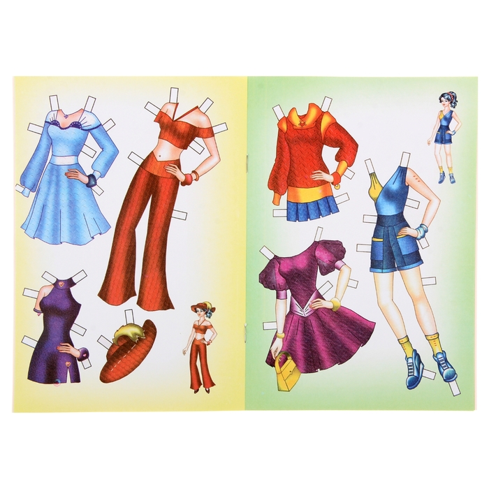 Кукла бумажная "Аня"