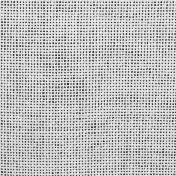 Канва для вышивания, равномерного переплетения, 50 × 50 см, цвет белый