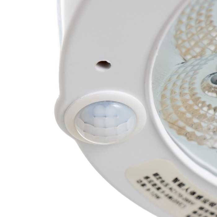 Светильник с датчиком движения "Лира" LED 8Вт белый 21х21х2,5 см