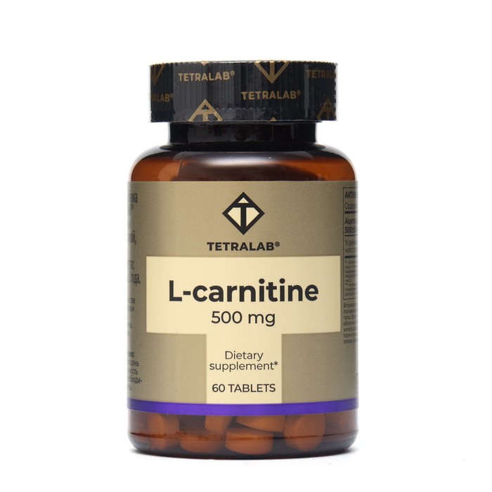 фото L-карнитин tetralab, 60 таблеток по 530 мг