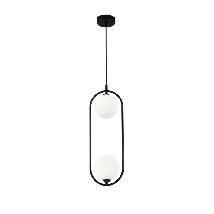 цена Светильник подвесной Maytoni MOD013PL-02B, 2хG9, 25Вт, 12х17х204 см, цвет чёрный