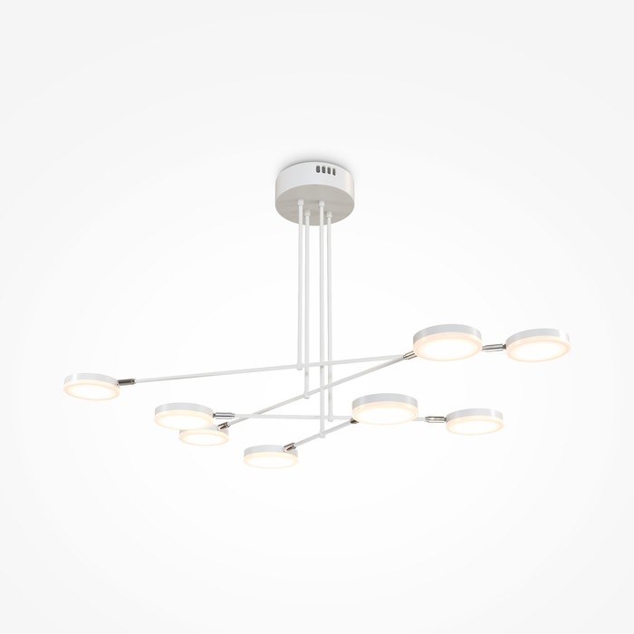 

Светильник подвесной Maytoni MOD070PL-L48W3K, 8хLED, 49Вт, 55х107х61 см, 2600Лм, цвет белый