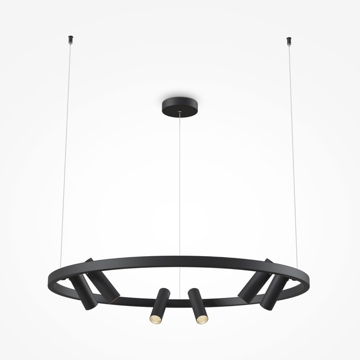 Светильник подвесной Maytoni MOD102PL-L42B, 6хLED, 42Вт, 120х90х120 см, 3900Лм, цвет чёрный
