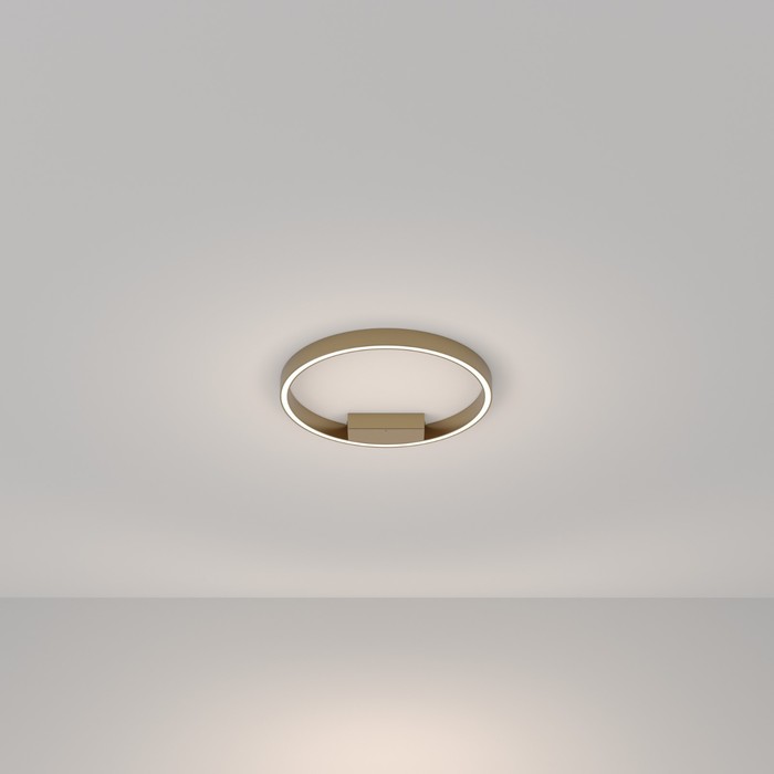 

Светильник потолочный Maytoni MOD058CL-L25BS4K, 1хLED, 25Вт, 40х40х3,5 см, 1200Лм, цвет латунь